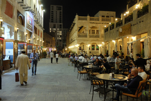  3	Blick in den Souq Waqif 