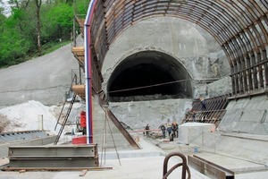  The portal zone prior to the TBM start 