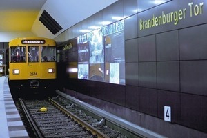  The so-called “Chancellor Metro” U55 in Berlin/D 