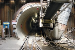  3 A 5.8 km long conveyor system was used at California’s nearby UNWI tunnels, resulting in both TBM and conveyor system availability of above 90 % 