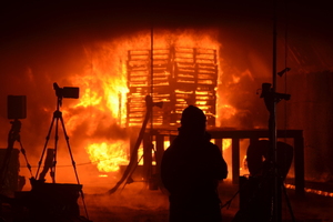  Full scale fire test in a tunnel  