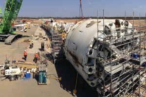  The 8 m Robbins Dual Mode EPB/Rock TBM was built using Onsite First Time Assembly (OFTA). The TBM was designed for mixed ground and to safely operate in conditions containing methane gas 