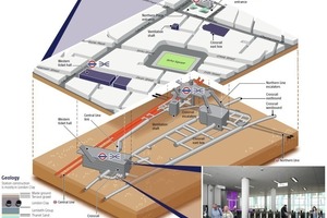  3-D presentation of Tottenham Court Road Station [5] 