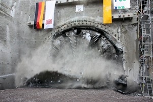  Tunnel breakthrough on November 7, 2011 