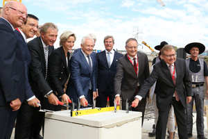  On 16 September 2016, a ceremony was held to lay the foundation stone of the new underground station for the Stuttgart 21 project
 