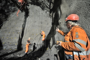  2) The Ceneri Base Tunnel was produced solely by drill and blast owing to the complex geology | 
