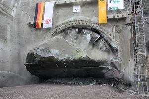  TBM breakthrough portal Cochem 