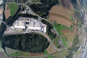  Luftaufnahme der Baustelleneinrichtungsfläche Leibenfeld am Koralmtunnel 2 (KAT2) bei Leibenfeld/A 