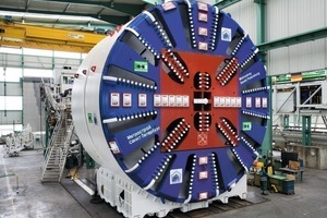  The EPB shield S-441 (10.69 m diameter) for the inclined shaft drive in St. Petersburg 