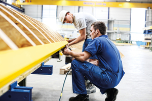  4	Die Montage von Schalungsteilen im Werk ermöglicht Einsparungen und stellt eine höhere Qualität sicher 