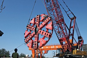  Der Speichenbohrkopf der Robbins EPB-TBM für die Metroarbeiten in Peking 