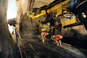  Brenner Base Tunnel: Works in the exploratory tunnel Innsbruck–Ahrental 