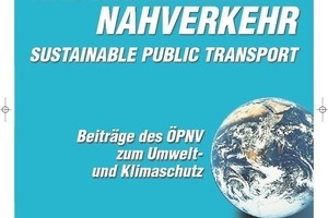  Neuerscheinung der Blauen Buchreihe des VDV „Nachhaltiger Nahverkehr – Beiträge des ÖPNV zum Umwelt- und Klimaschutz 