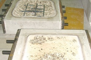  Concrete panels following the spalling mechanism 