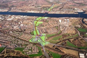  New Tyne Tunnels in Newcastle, UK 