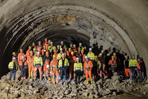  The second tunnel breakthrough on the Swabian Alb 