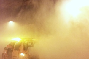  Demonstration designed to remove smoke in the Elbe Tunnel within the framework of the COSUF Workshop 