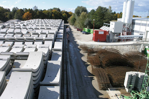 Betonmischanlage Compactmix 1.0 AR versorgt die Tübbingproduktion am Pfändertunnel/A mit Beton 