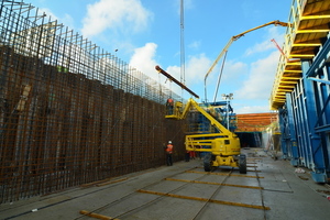  Europaplein: set-up of the tunnel wall reinforcement  