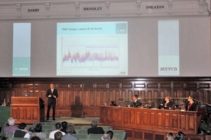  Lars Langmaack during his address on new developments in TBM additives 