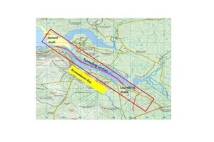  	Overview of the onshore gas pipeline route 