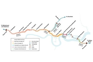  Crossrail tunnelling drives [1] 