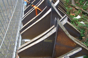  Brackets for the reinforcement with exactly pre-finished web plate contour 