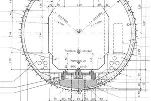  4 Standard section of the adit 