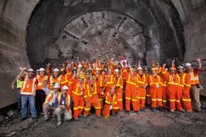  Niagara Tunnel: Durchbruch/breakthrough 