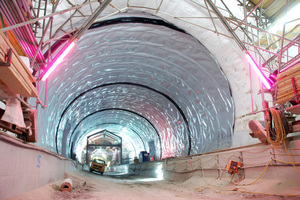  Waterproofing in a tunnel without drainage with tunnel waterproofing membrane 