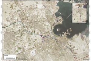  Overview of the drilling pattern for the geological exploratory measures 