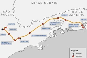  Alignment of the High Speed Rail project Roberto Marinho Urban Tunnel 