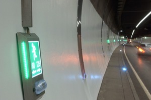 <div class="bildtext">Die neue Beschichtung auf einer Fläche von ca. 14.000 m² bringt Helligkeit und damit Sicherheit in den Heslacher Tunnel.</div> 