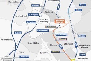  1&nbsp; Overview of the railway network around Brussels/B 